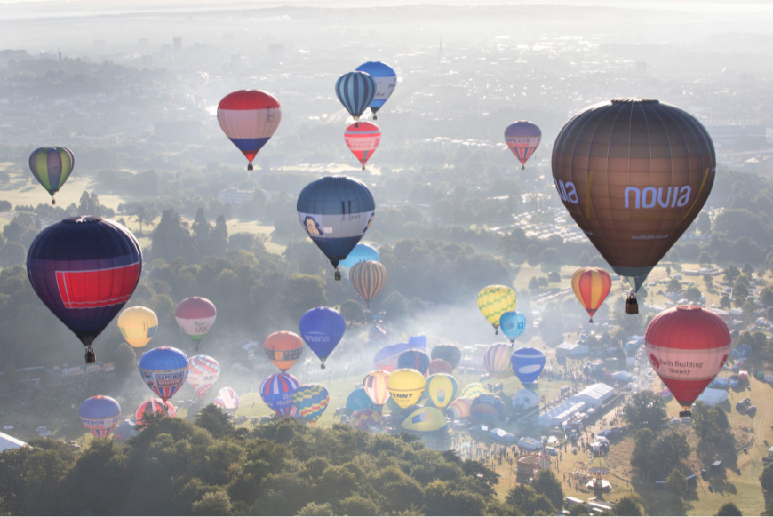 Bristol International Balloon Fiesta 2017 Credit Plaster